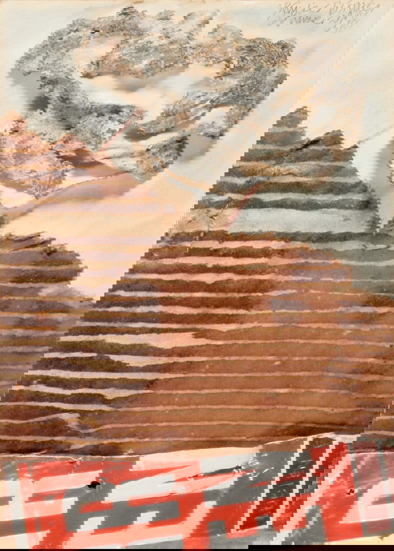 Günter Wilkes: Günter Wilkes 1937 Burlo - "Summer" - (1980) Assemblage/object frame. 65 x 54.8 cm (dimensions with frame). Signed and dated upper right: Günter Wilkes / Sommer 1980. Object