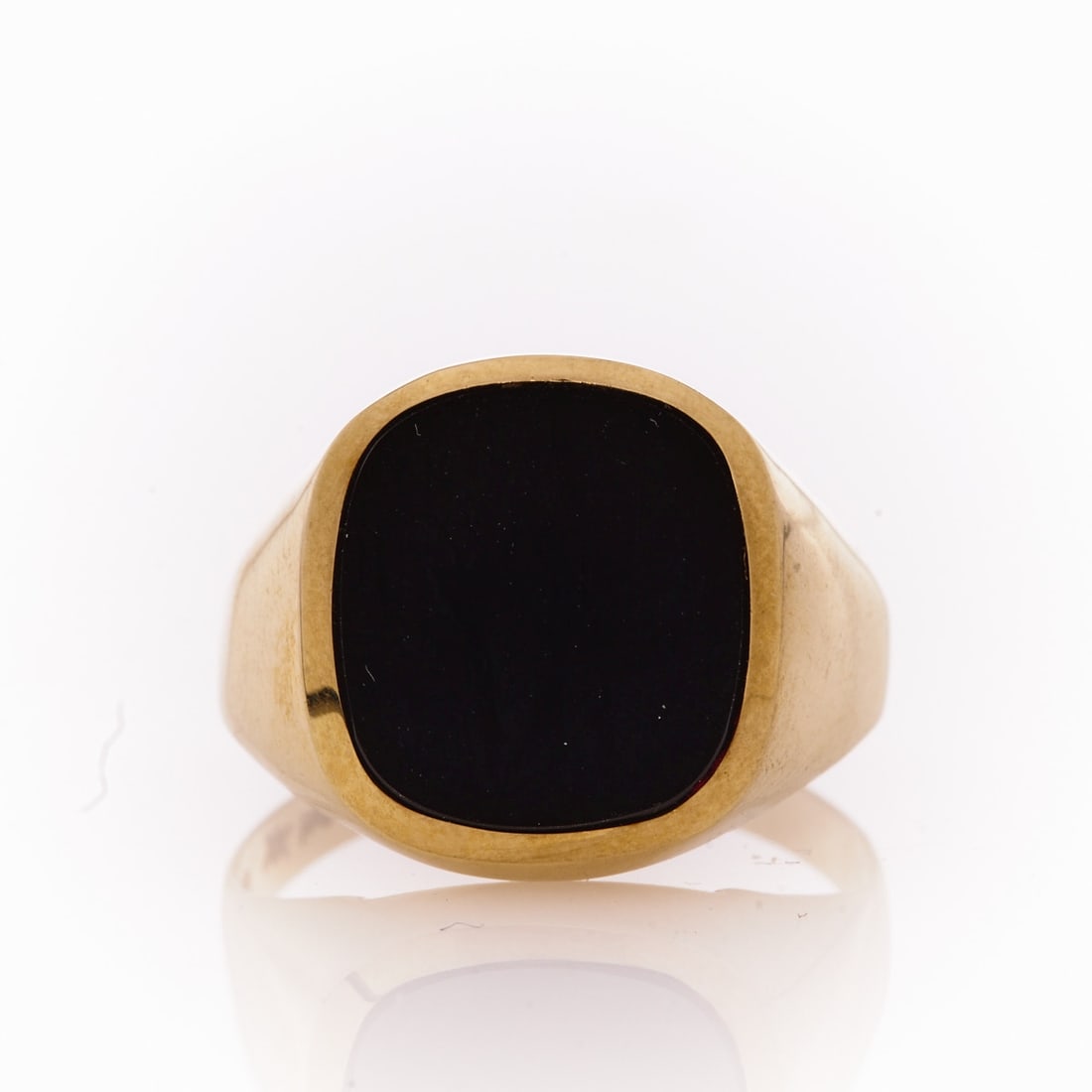 Classic Men's Ring / Signet Ring with Onyx (1 of 1)