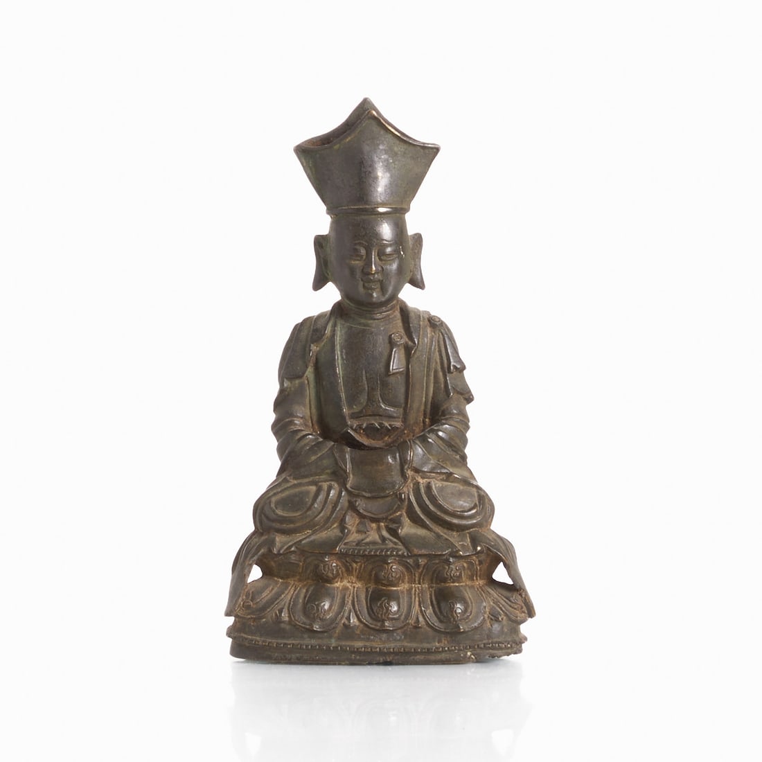 Korean Bronze Buddha Figure from the Goryeo Period (1 of 2)