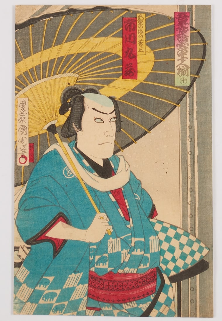 Rare woodblock print by Toyohara Kunichika (1 of 1)