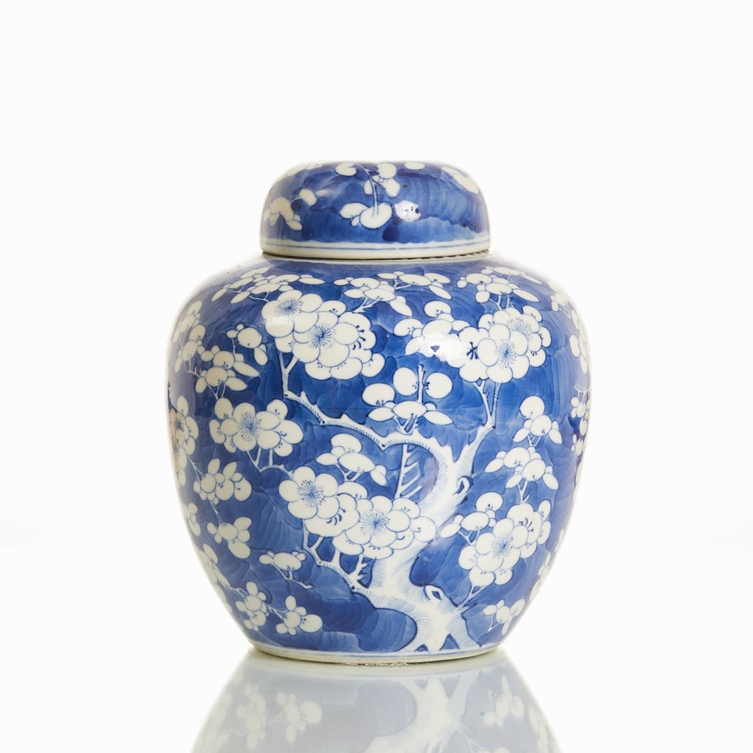 Blue and white ginger jar with Kangxi base mark (1 of 4)