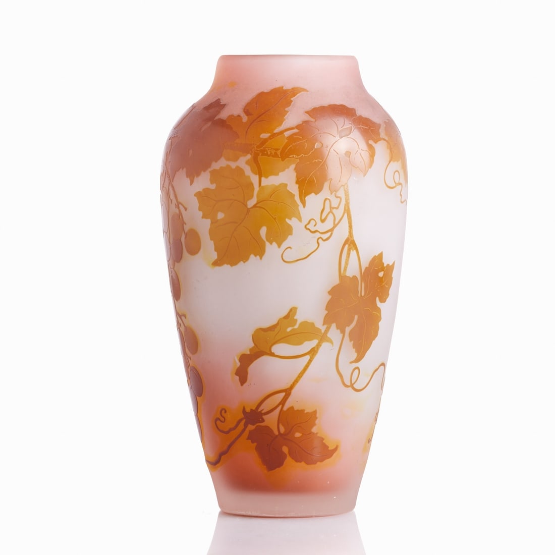 Vase - Grapes with vine leaves. ?‰mile Gall?©, Nancy 1906-1914. (1 of 1)