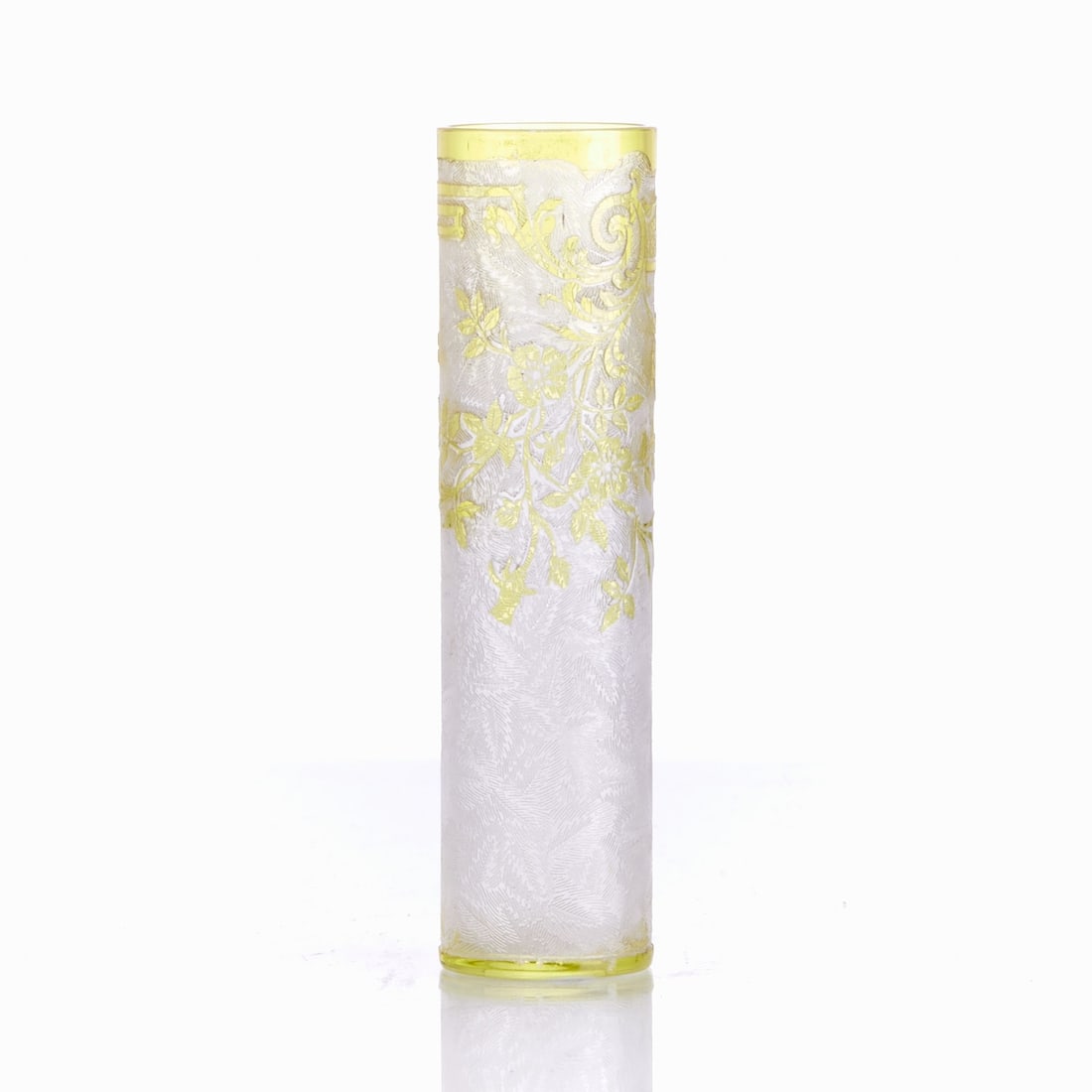Stick vase Eglantier (Wild Rose). Cristalleries de Baccarat, Nancy circa 1900. (1 of 1)
