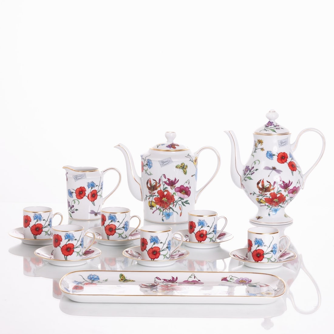 16-piece dinner service for 6 people - Gucci x Bernardaud Limoges, 1970s (1 of 1)