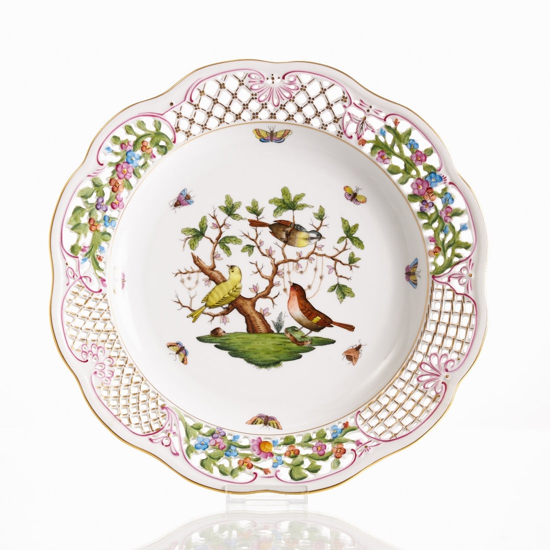 Large wall plate - Rothschild (RO), Herend 1960s-1970s (1 of 1)