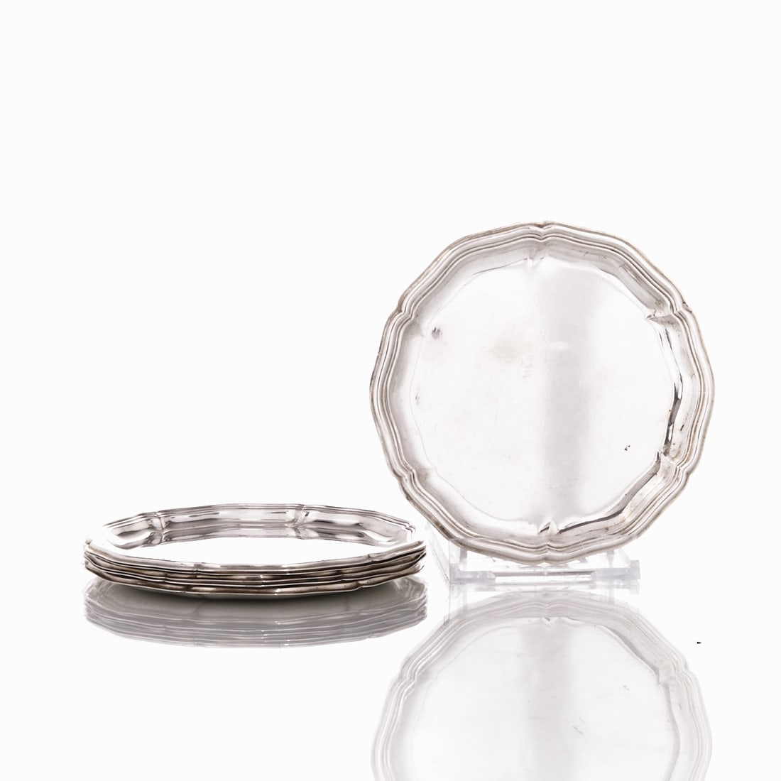 6 glass coasters in Chippendale style (1 of 1)