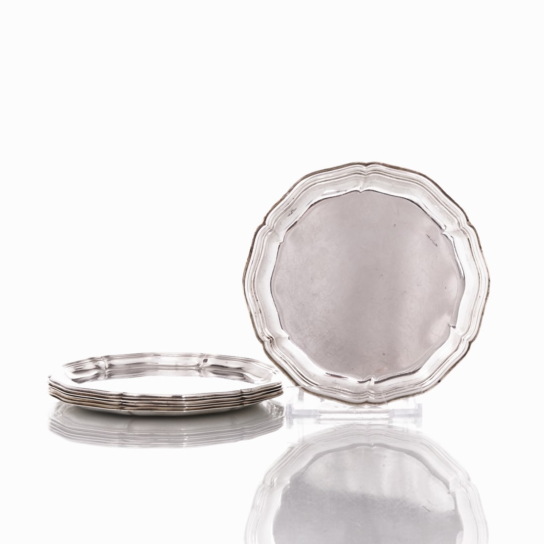 6 glass coasters in Chippendale style (1 of 1)