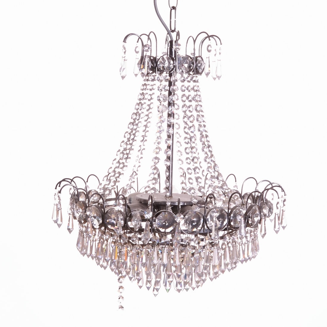 Small vintage crystal chandelier (1 of 1)