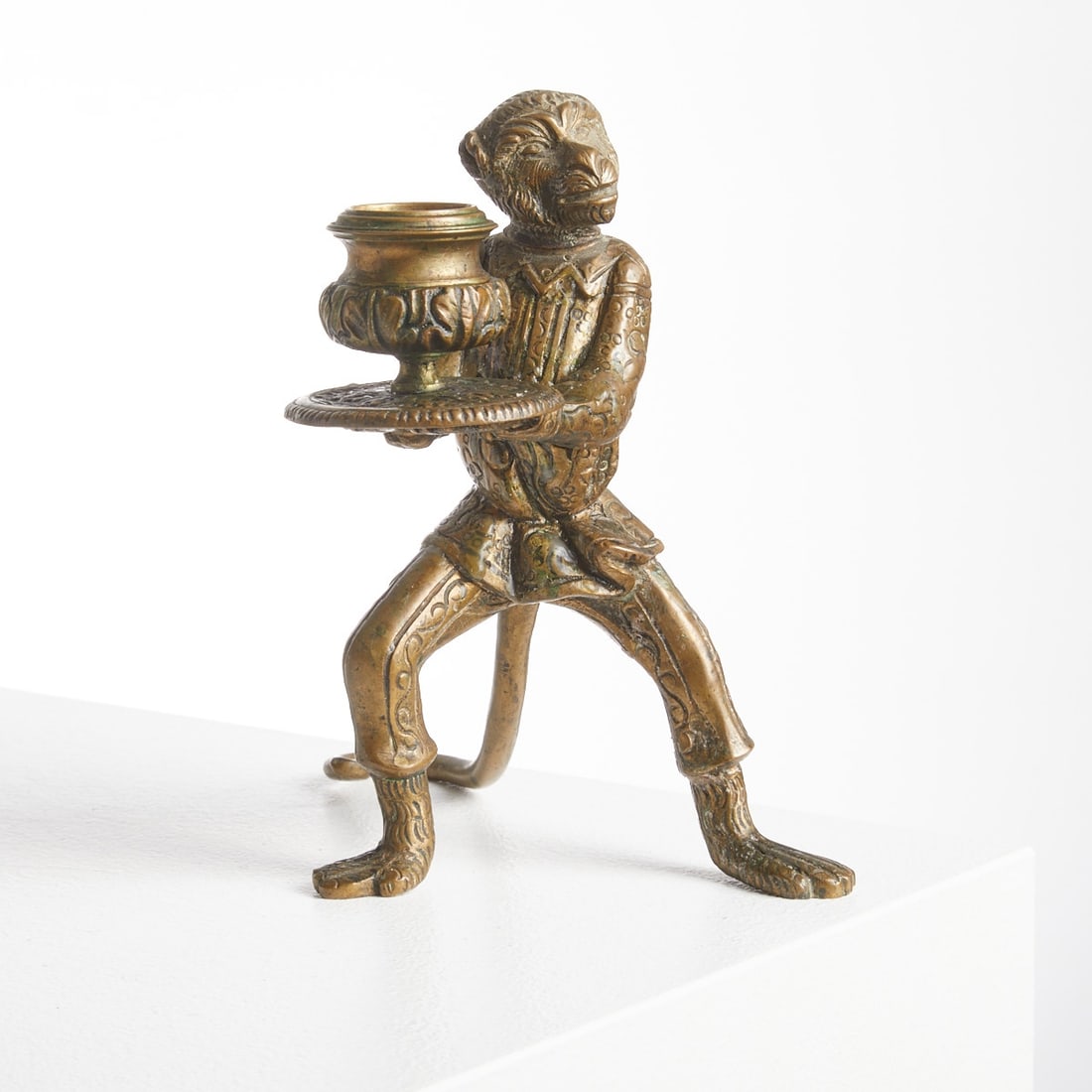 Candlestick in the form of a monkey (1 of 1)