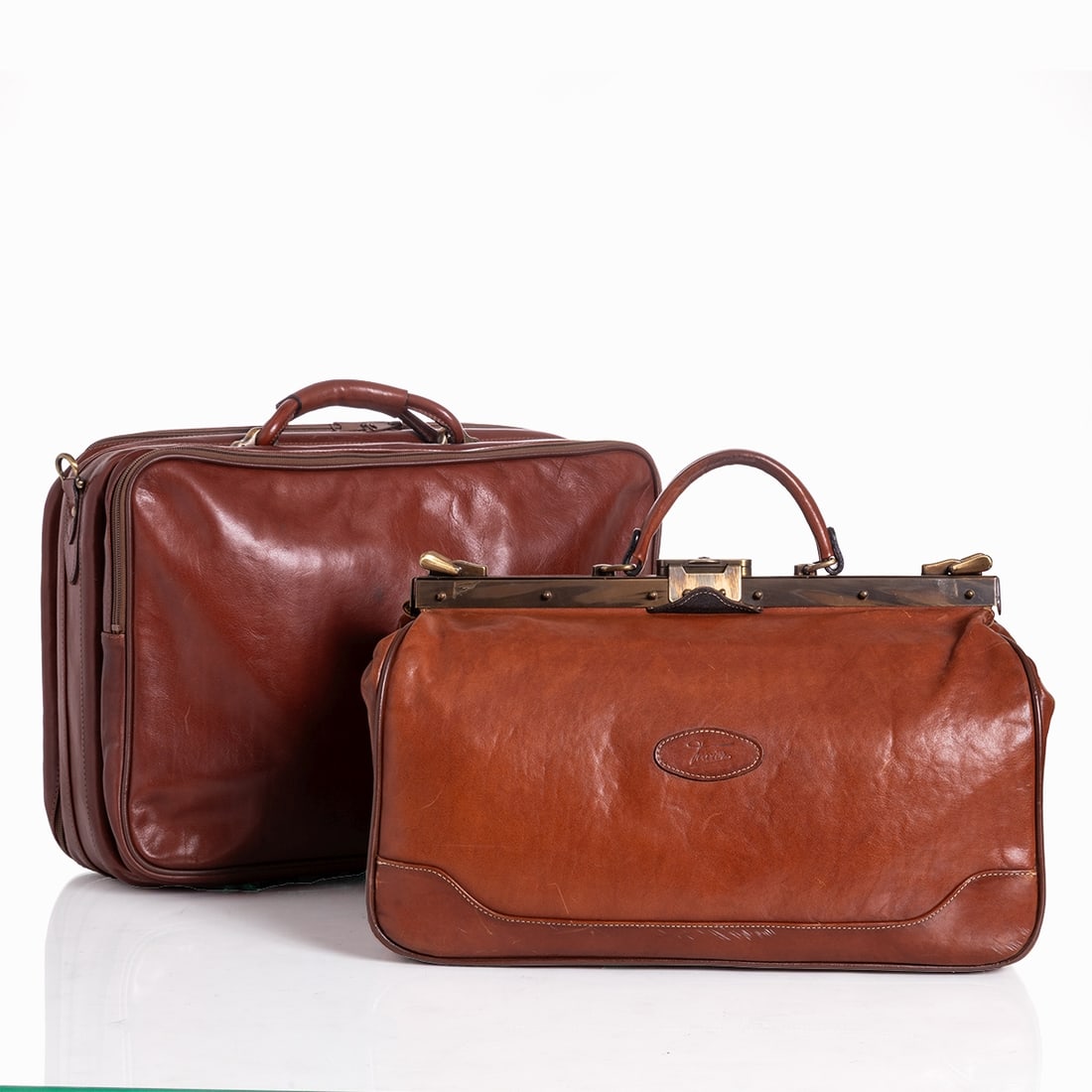 Pair of Travel Bags / Weekenders 'Texier' (1 of 1)