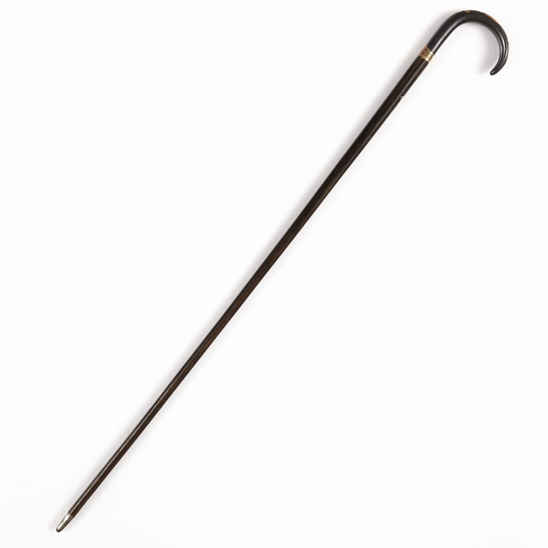 Walking Stick / Cane with Gold Decoration (1 of 1)