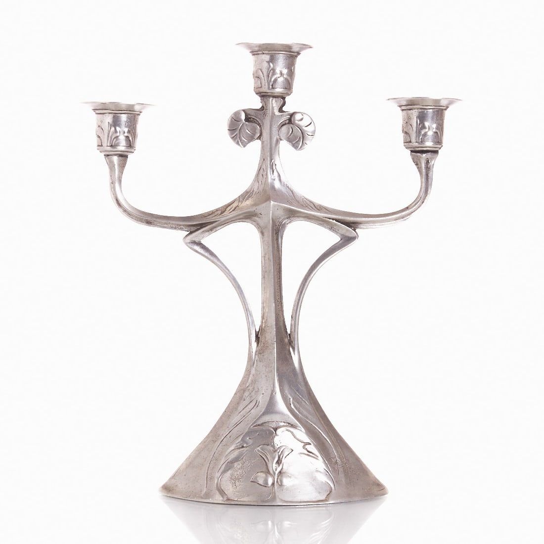 Art Nouveau three-flame candelabra (1 of 1)