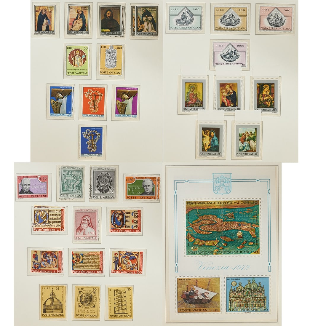 withdrawn / withdrawn: withdrawn / withdrawn Stamp Album "The Stamps of the Vatican City State" Stamp Album "The Stamps of the Vatican City State". Publisher Richard Borek, Braunschweig.