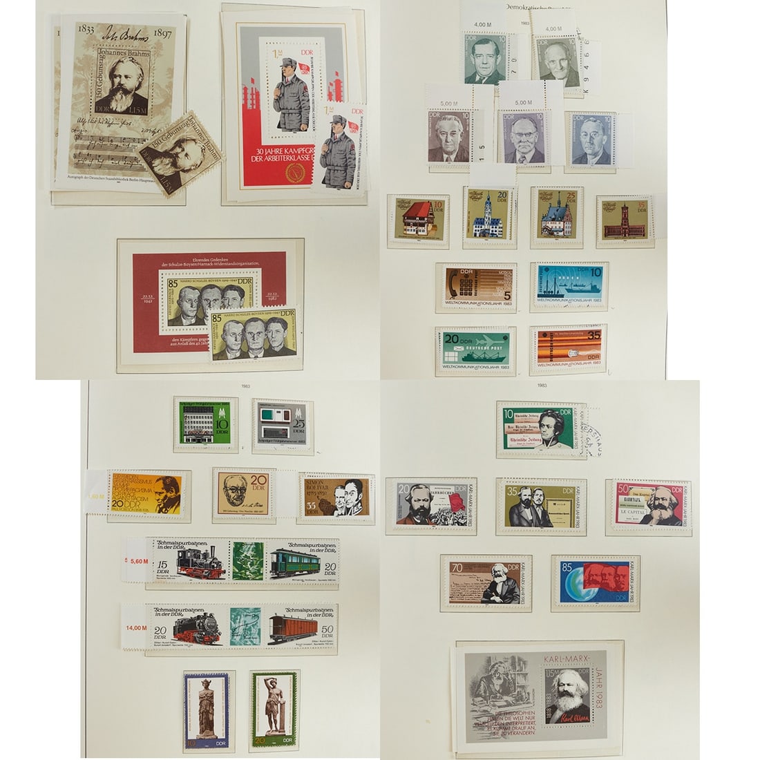 Stamp Album 'German Democratic Republic 1983-1990' (1 of 4)