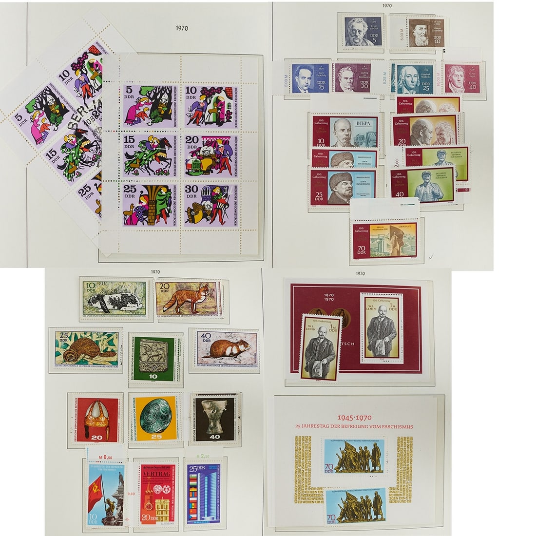 Stamp Album 'German Democratic Republic (1970-1975)' (1 of 4)