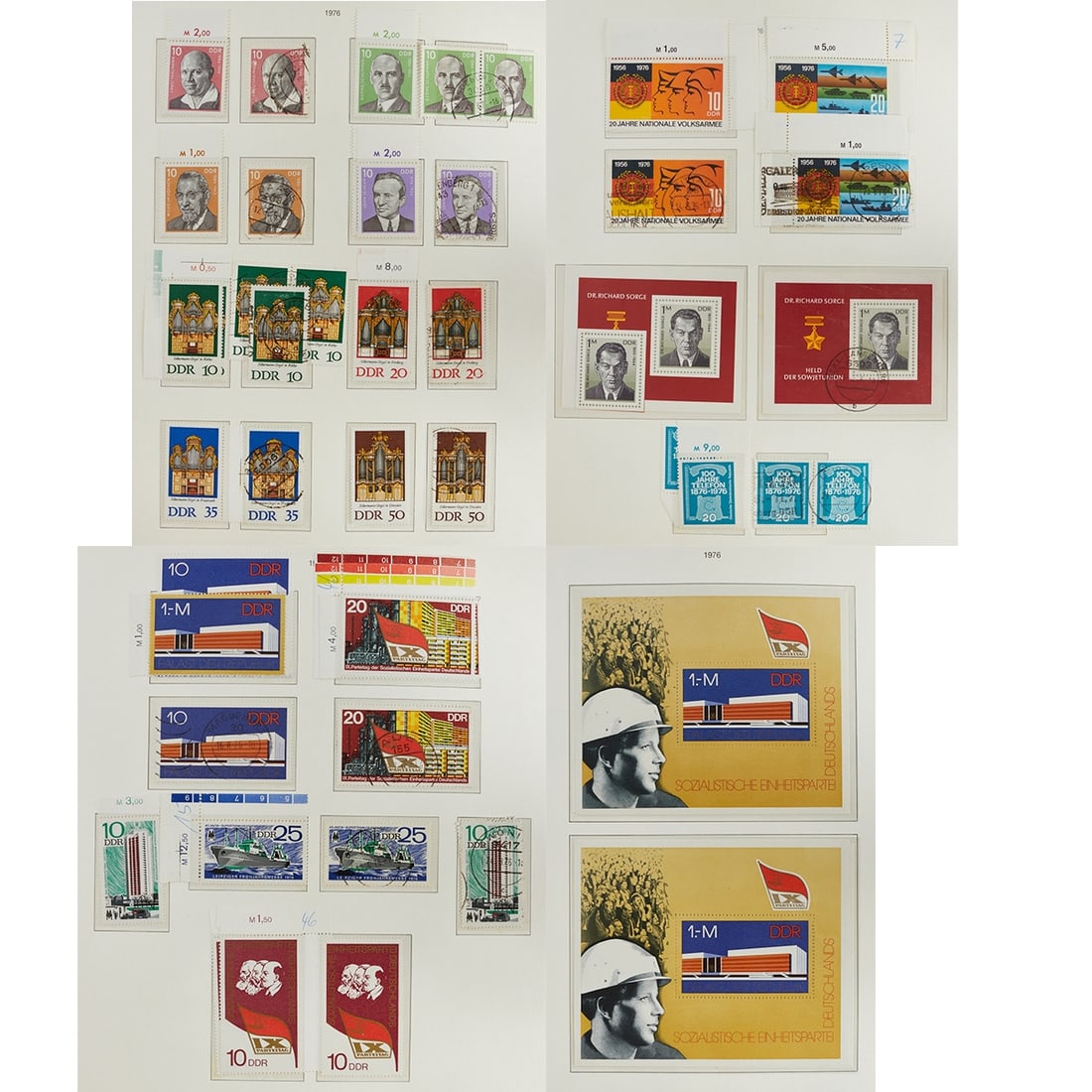 Stamp Album 'Bi-collect'. German Democratic Republic (1976 - 1982)' (1 of 4)
