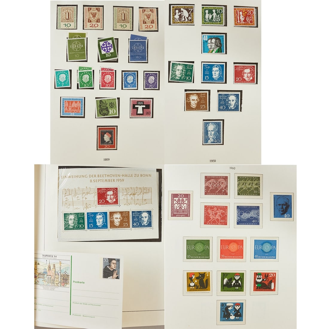 Stamp Album 'Federal Republic of Germany (1959-1978)' (1 of 4)