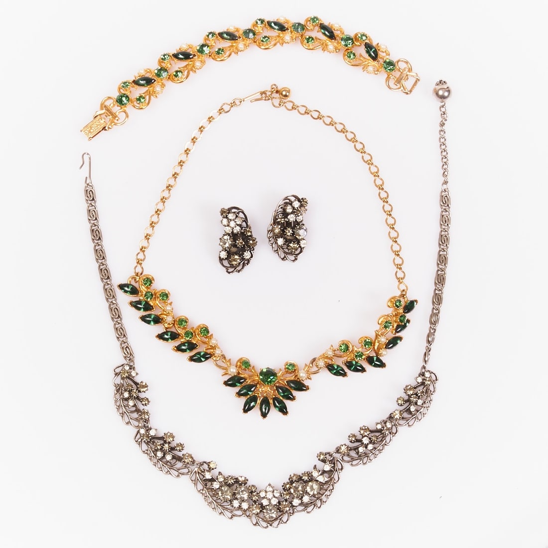 FLORENZA - Two Vintage Jewelry Sets (4 pieces) (1 of 1)