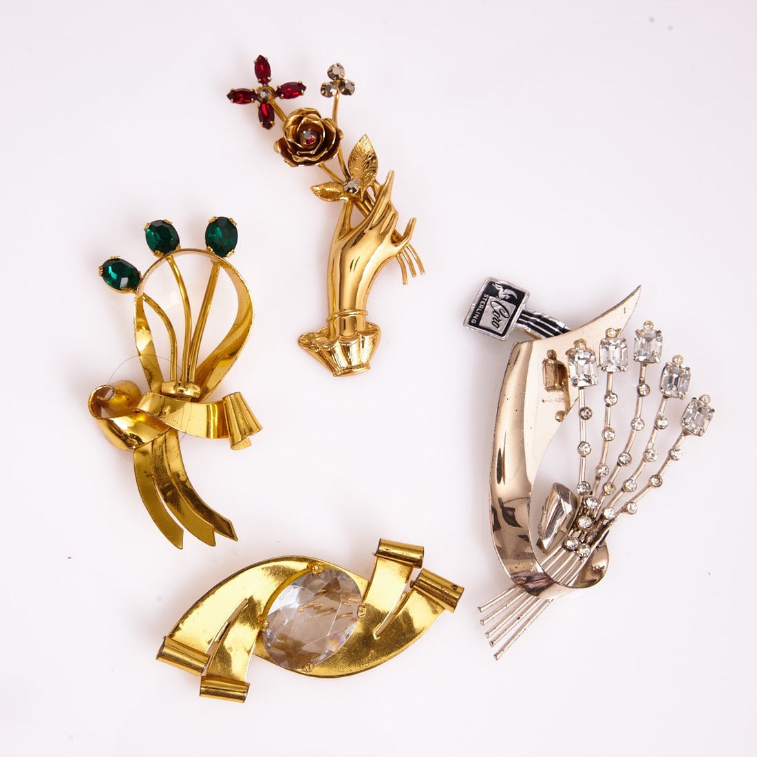 STERLING CRAFT by CORO / COROCRAFT - Four vintage brooches (1 of 1)