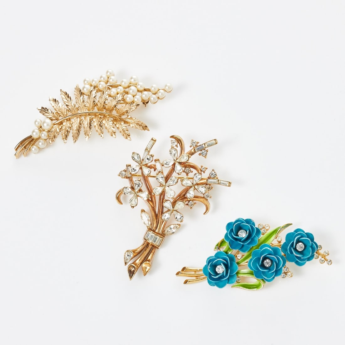 TRIFARI - Vintage Enamel Brooch (1 of 1)