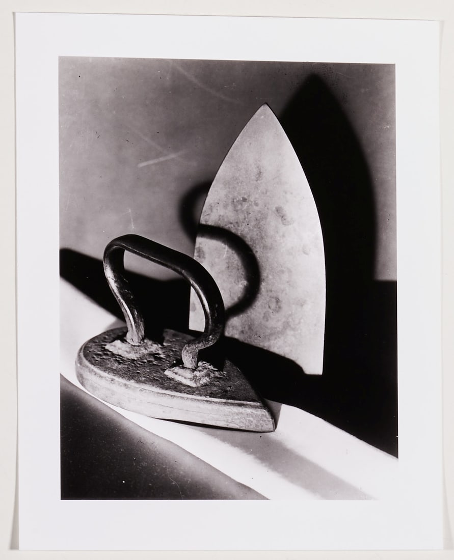 Fritz Brill: Fritz Brill 1904 Hanover - 1997 Hofgeismar - "AEG Flat Iron, Berlin" - (circa 1932) Silver gelatin print/photographic paper. 30.3 x 24.1 cm. Stamped on verso and inscribed in pencil: