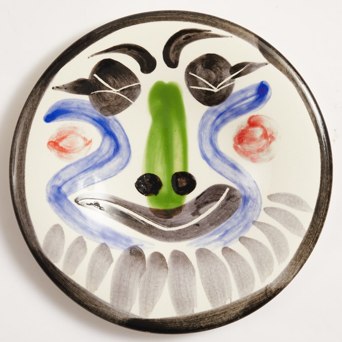 Pablo Picasso - Plate Visage No 179 (1963 - A.R. 490). (1 of 2)