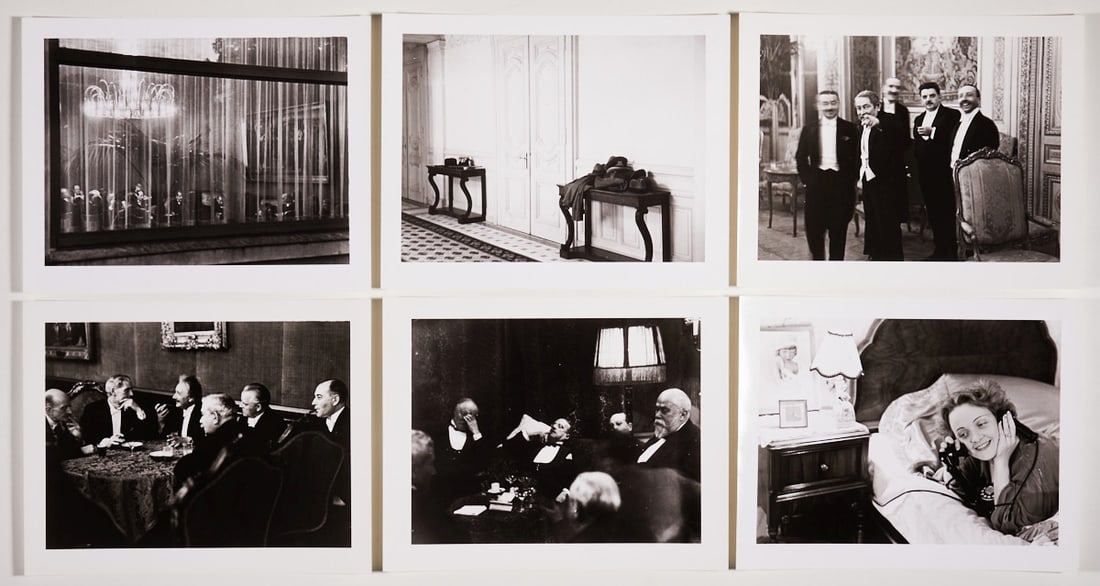 Erich Salomon: Erich Salomon 1886 Berlin - 1944 Auschwitz - Six snapshots - 6 silver gelatin prints/paper. Each 24 x 30.4 cm. All inscribed on the reverse: Erich Salomon (...) produced from the original negative