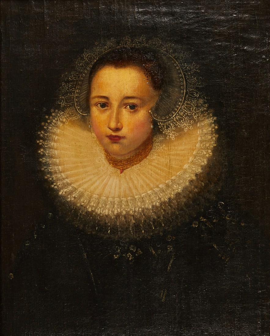 Portrait painter probably of the 17th century (1 of 2)