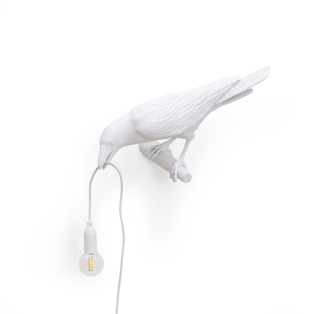 Wall Lamp Bird White Looking Left - Marcantonio Malerba, Seletti (1 of 9)