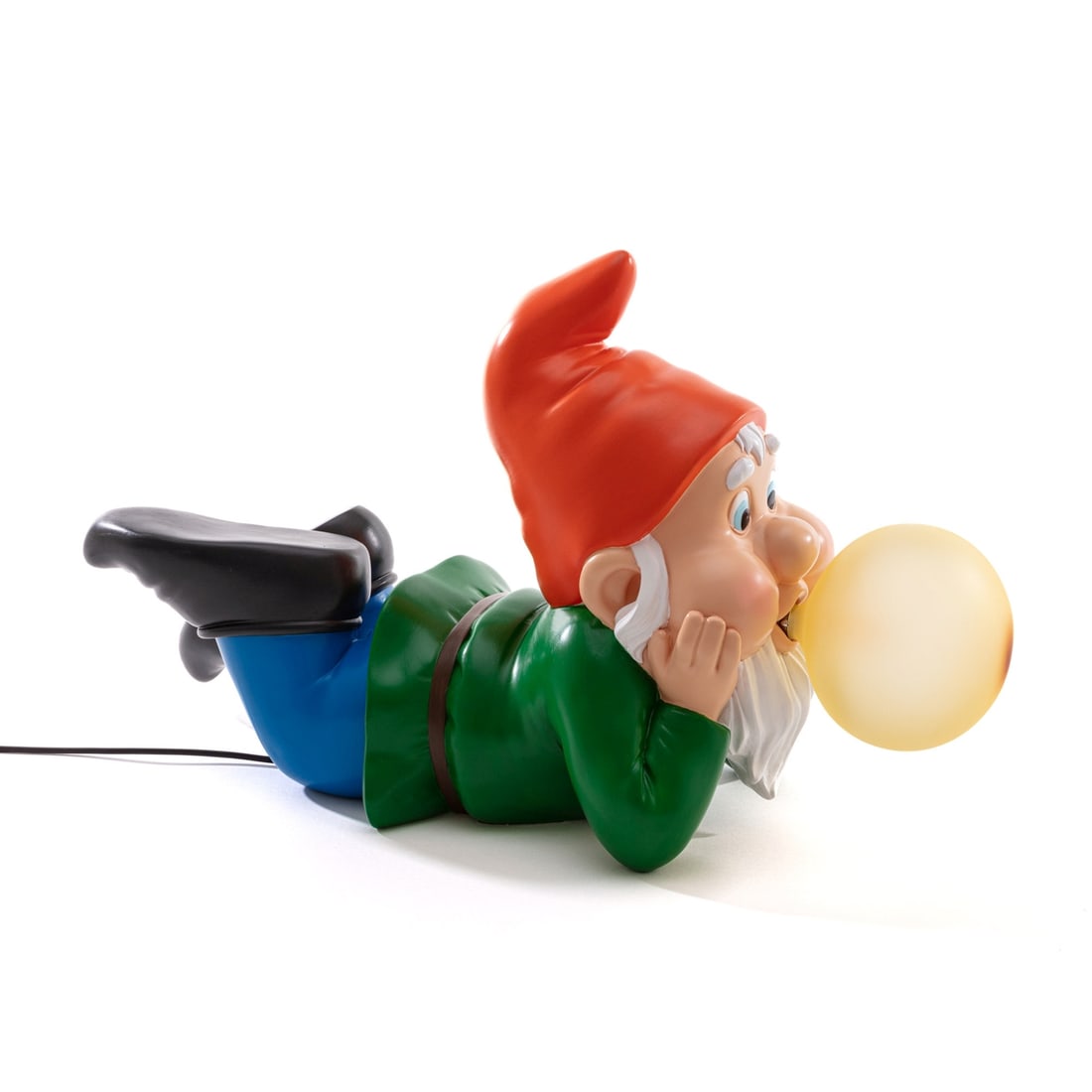 Table Lamp Dreaming Gummy - Uto Balmoral, Seletti: Table lamp Dreaming Gummy - Uto Balmoral Seletti, Cicognara. Resin. Electrified (function without guarantee). H. 30 cm. Design by Uto Balmoral. -Condition: Small bump on the back left below the should