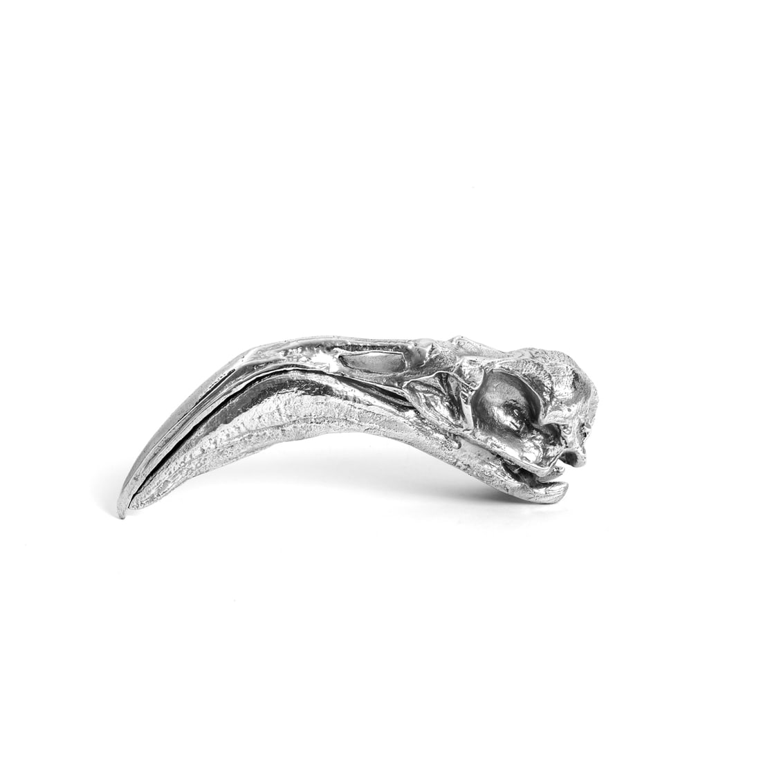 Wunderkammer: Flamingo Skull - Diesel Living, Seletti: Wunderkammer: Flamingo Skull - Diesel Living Seletti, Cicognara. Aluminium. 14.5 x 3 cm. H. 5.5 cm. Designed by Diesel Living from the "Wunderkammer" object series. In the curiosity cabinets