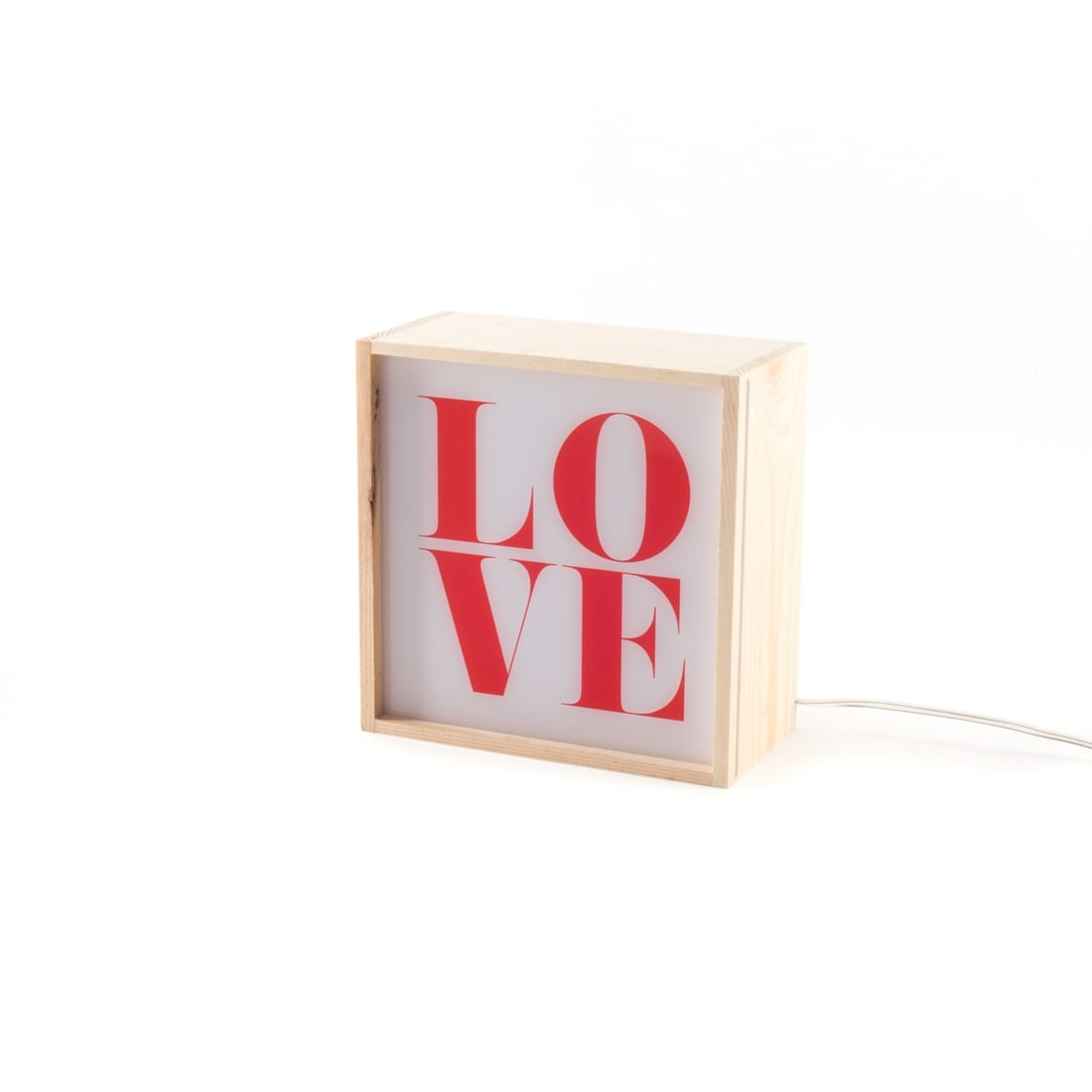 Wall/Table Lamp Lighthink Box Love - Badini Createam, Seletti (1 of 9)