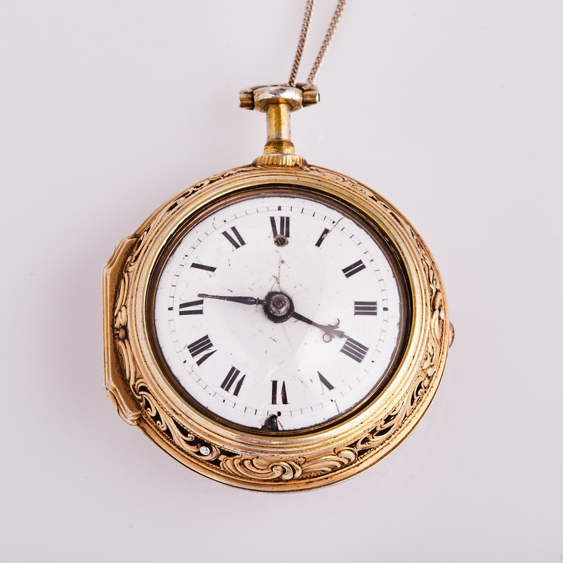 Early Repouss?© Pocket Watch (Verge Watch) with Repeater (1 of 4)