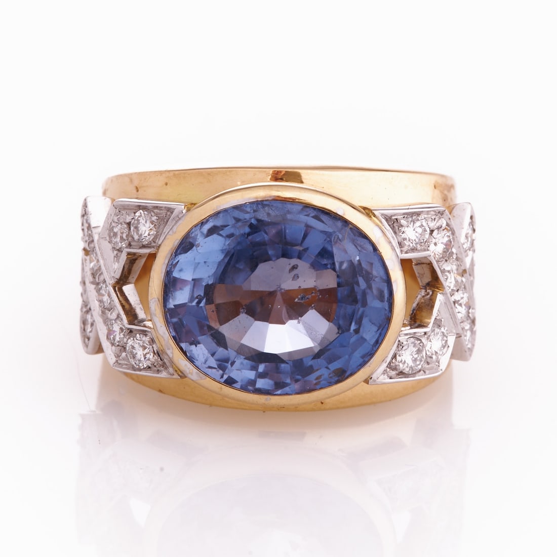 Sapphire and diamond ring (1 of 1)