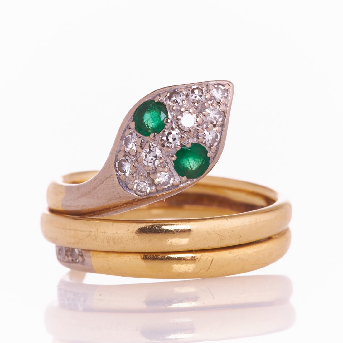 Emerald snake ring (1 of 1)