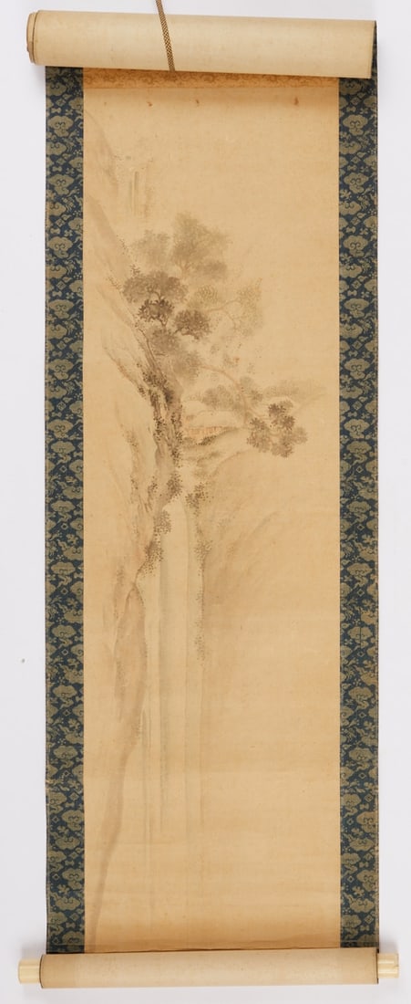 A Hanging Scroll by Okamoto Toyohika (1 of 3)