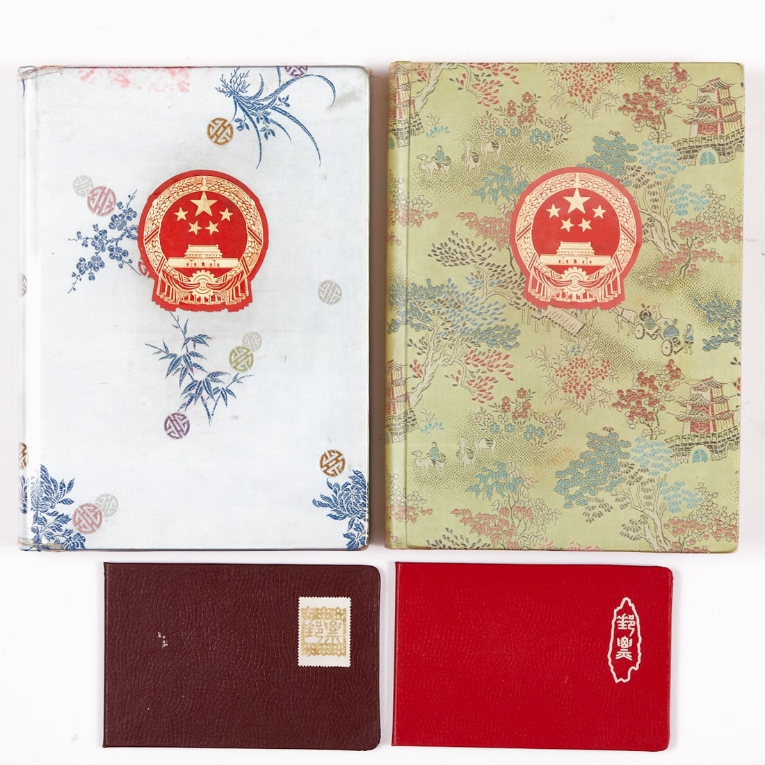 Two Chinese stamp albums and two small collector albums (1 of 8)