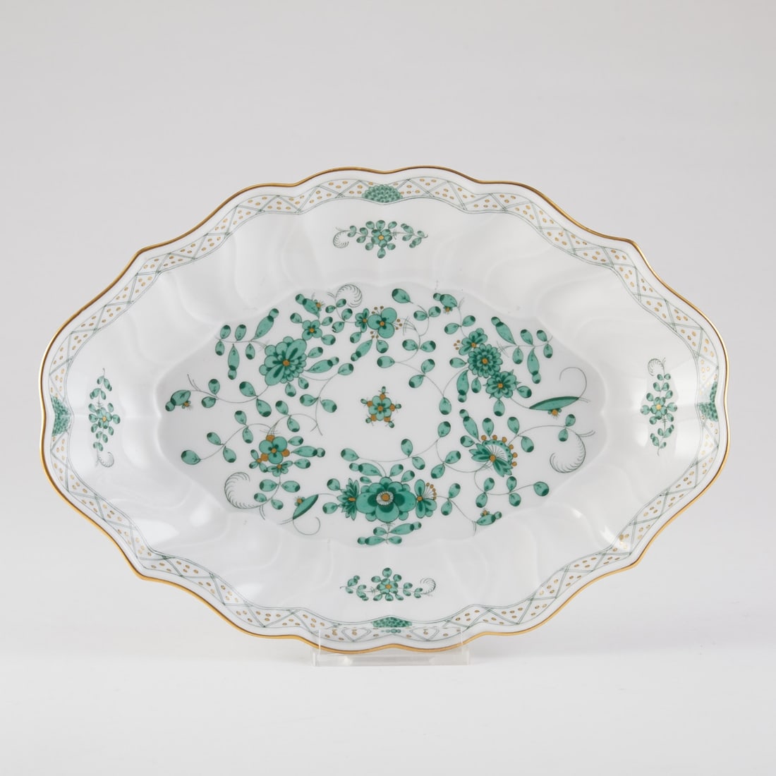Fitted bowl - Indian painting, richly decorated. Meissen 1957-1972. (1 of 1)