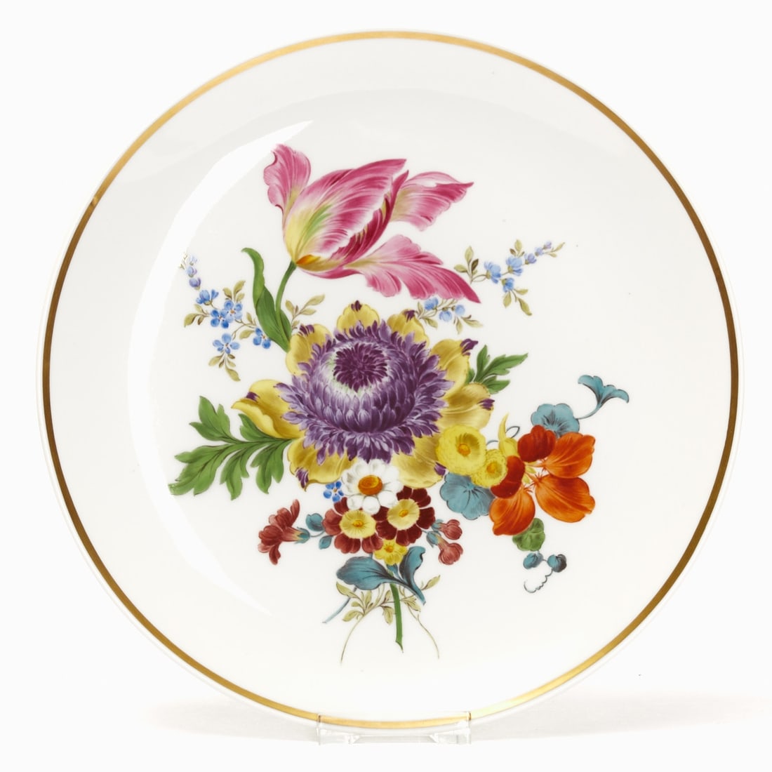 Decorative Plate - Flower Bouquet, Meissen 1972-1980 (1 of 2)