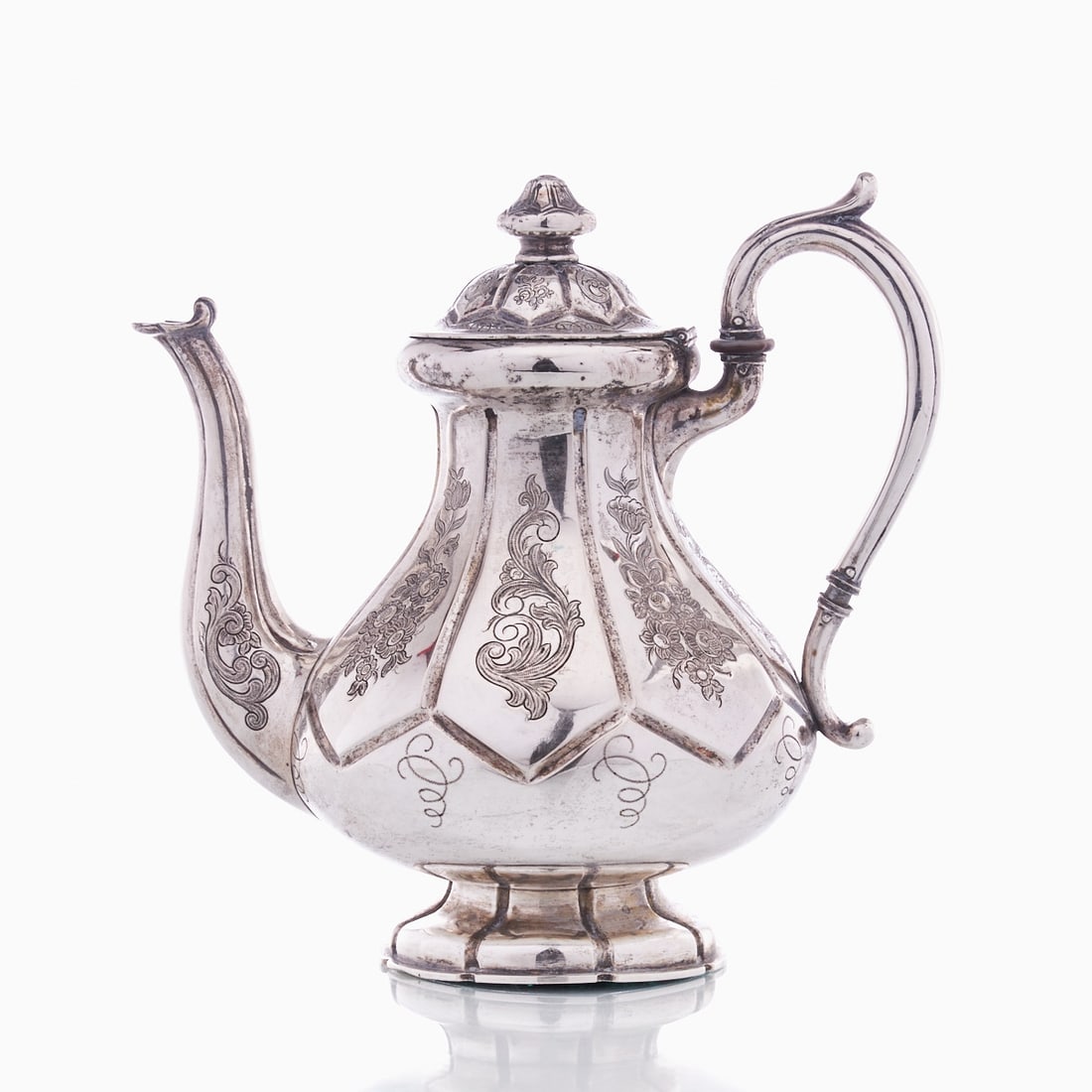 Biedermeier Coffee Pot Gottfried Koch, Bremen, circa 1840 (1 of 1)