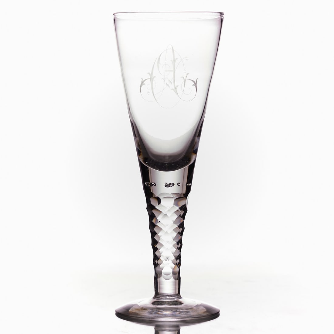 Goblet with Monogram AO. Gr?¤flich Schaffgotsch'sche Josephinenh??tte, Schreiberhau around 1900. (1 of 2)