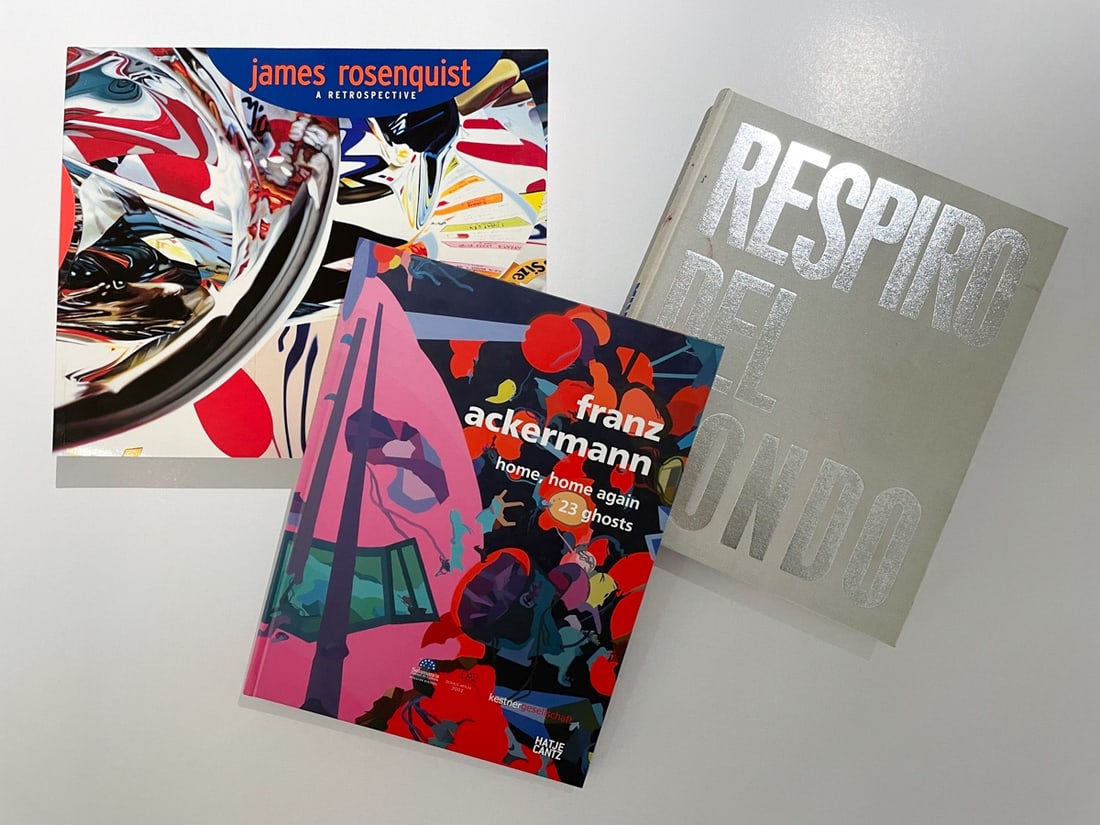 Franz Ackermann, Nicola de Maria & Rosenquist: Franz Ackermann, Nicola de Maria & Rosenquist Book collection - "Franz Ackermann. Home, home again. 23 ghosts" - Kestnergesellschaft. Ostfildern, Hatje Cantz 2007. Signed and dated on
