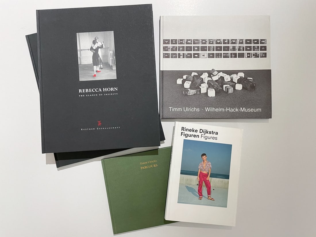 Dijkstra, Horn and Ulrichs: Dijkstra, Horn and Ulrichs Book collection - "Rineke Dijkstra. Figures" - Hanover, Sprengel Museum 2018. Signed, with place and date on title page: rineke dijkstra / Hannover, 26 jan. 2018. 