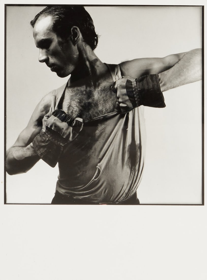 Photographer of the 20th Century: Photographer of the 20th Century - "Work?" - Bw print/photographic paper. 3/90. 40.8 x 30.4 cm (sheet size), 50 x 40 cm (dimensions with frame). Titled, numbered and monogrammed (illegibly) on the