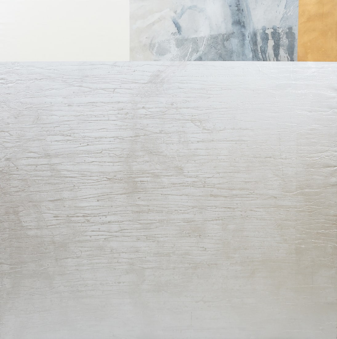 Hans Thomann: Hans Thomann 1957 Uzwil/Henau/Canton St. Gallen - "Sea Structure" - Mixed media/canvas. 200 x 200 cm. Signed and dated on the reverse: Thomann (19)97. On the reverse, on a label from