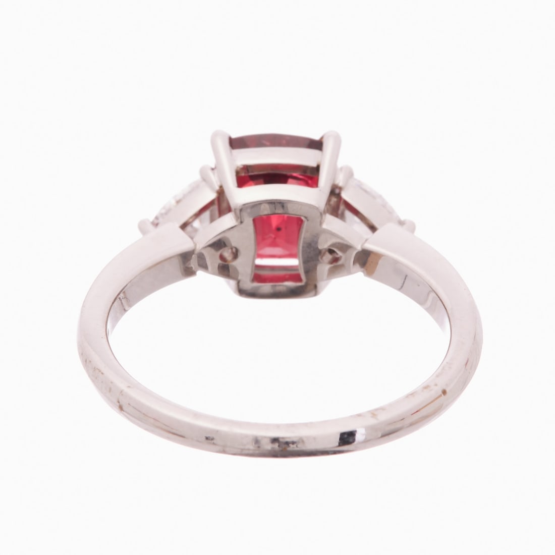 Spinel Ring with Diamond Setting - 2