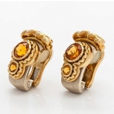 KAUFMANN DE SUISSE - Significant Design Ear Clips 'CALLISTA' (1 of 1)