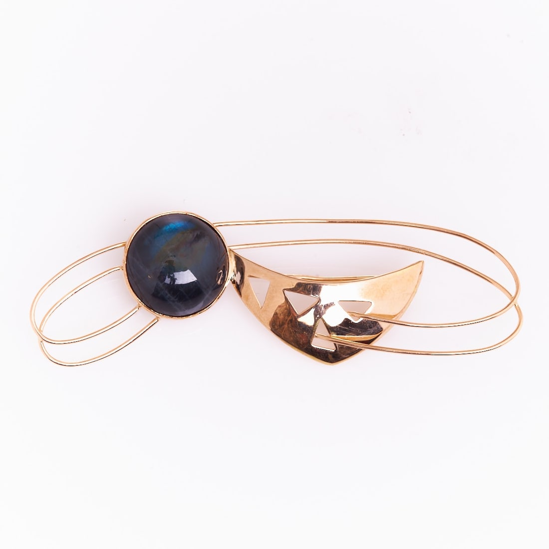 Finnish Design Brooch with Spectrolite (1 of 1)