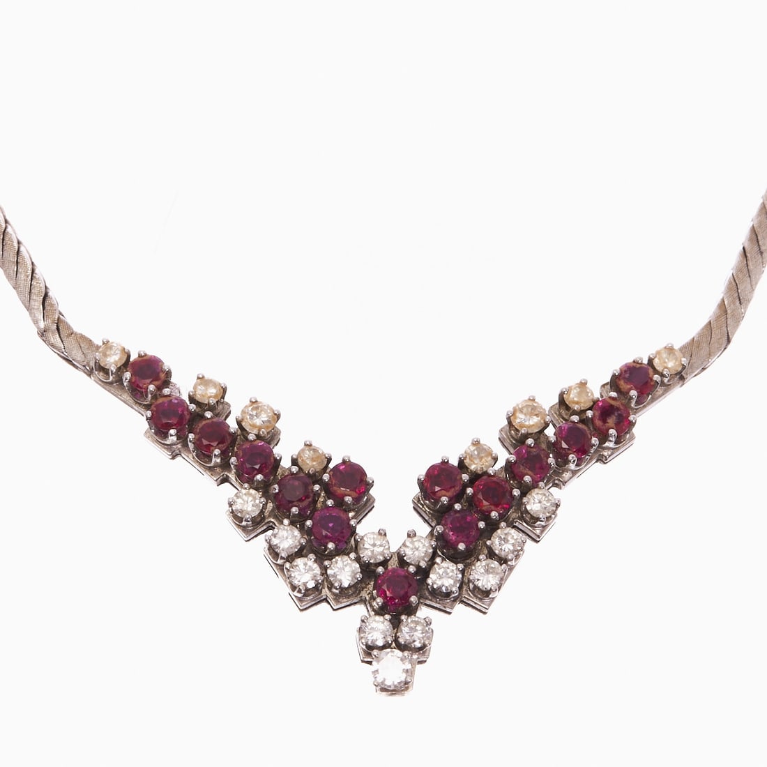 Ruby and Diamond Necklace - 2