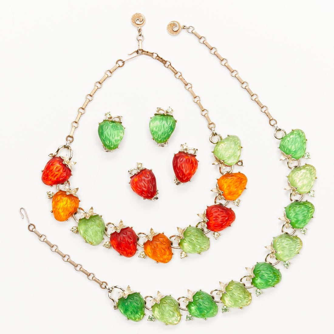 LISNER - Strawberry Jewelry Set (4 pieces) (1 of 1)